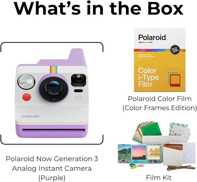 Polaroid Now Generation 3 Analog Instant Camera - Image 5