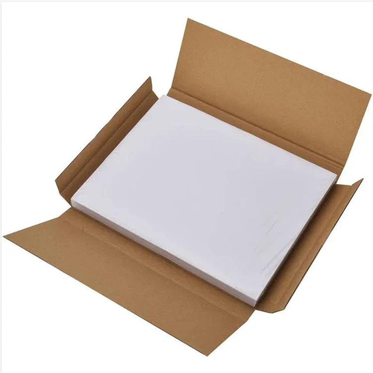 8.5" x 11" Sticker Paper for Inkjet Printers - 150 Sheets Full Sheet Shipping Labels Printable Full Page Labels 8.5×11 White Sticker Paper for Laser Printing - Matte