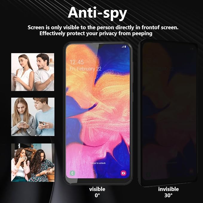 2 Pack Outer Privacy Tempered Glass - Image 4