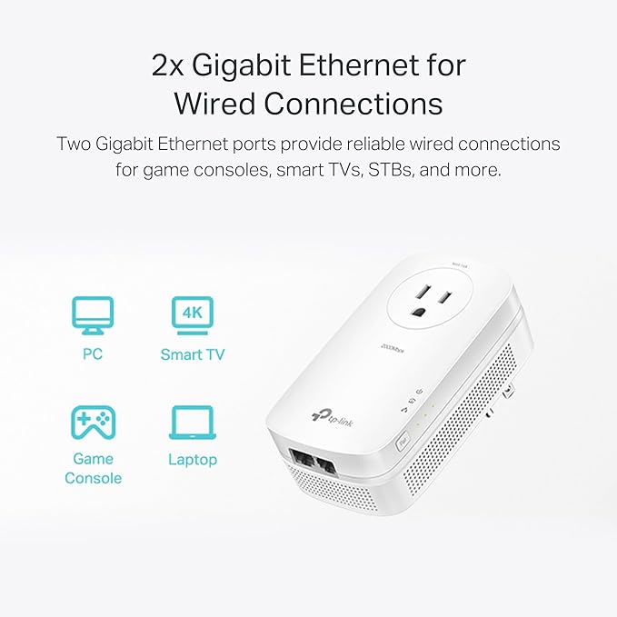 TP-Link AV2000 Powerline Ethernet Adapter TL-PA9020P KIT - Image 6