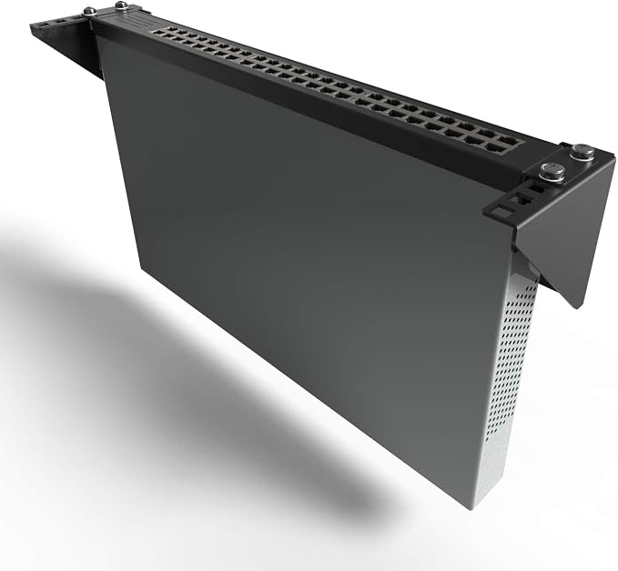 JINGCHENGMEI 3U Vertical Wall Mount Patch Panel Bracket -Steel Networking - Image 2