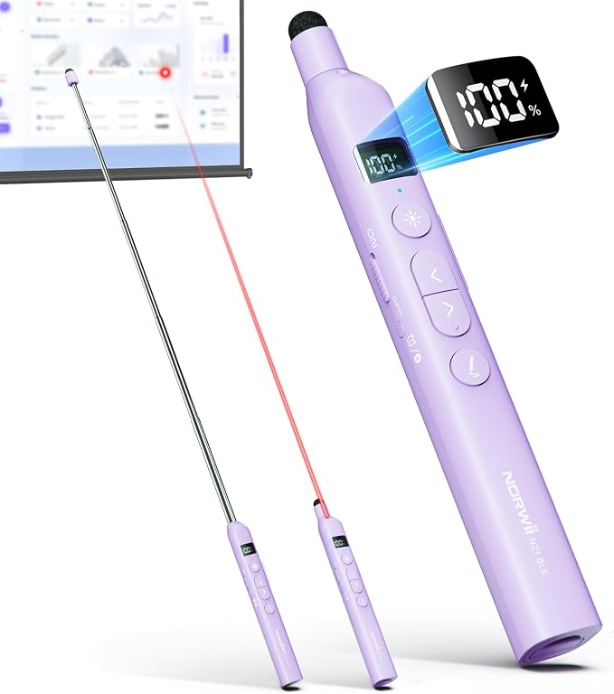 Norwii N21 Bluetooth Presentation Clicker by Norwii