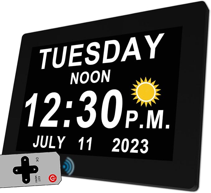 MASSII 27 Alarms Digital Talking Clock by MASSII