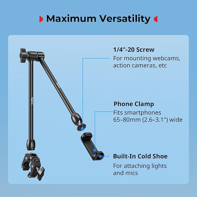 SMALLRIG Desktop Magic Arm Support - Image 5
