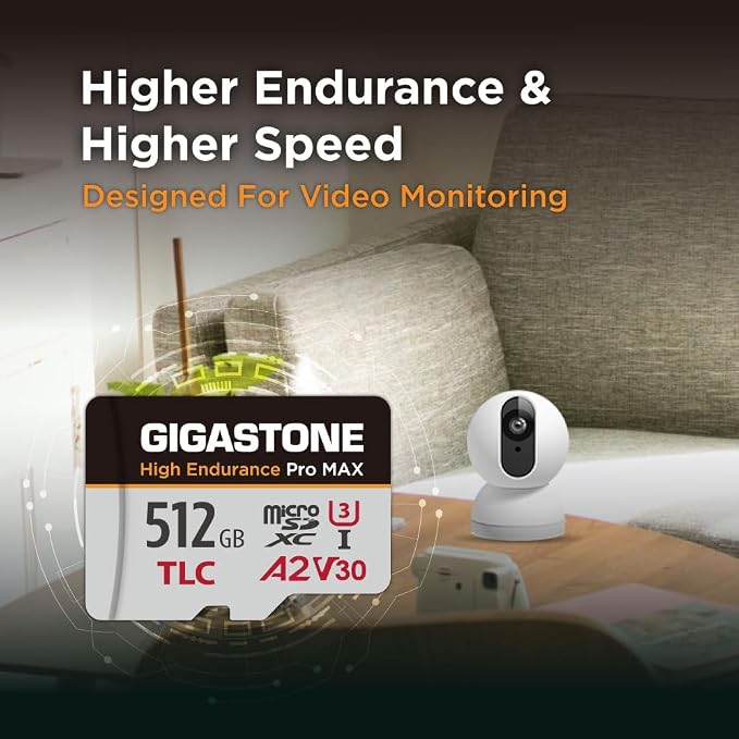 GIGASTONE 512GB Micro SD Card, TLC High Endurance Pro MAX, Speed Up to 180/150 - Image 8