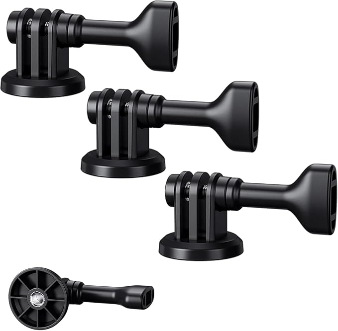 3-Pack Action Camera Tripod Adapter by JJC