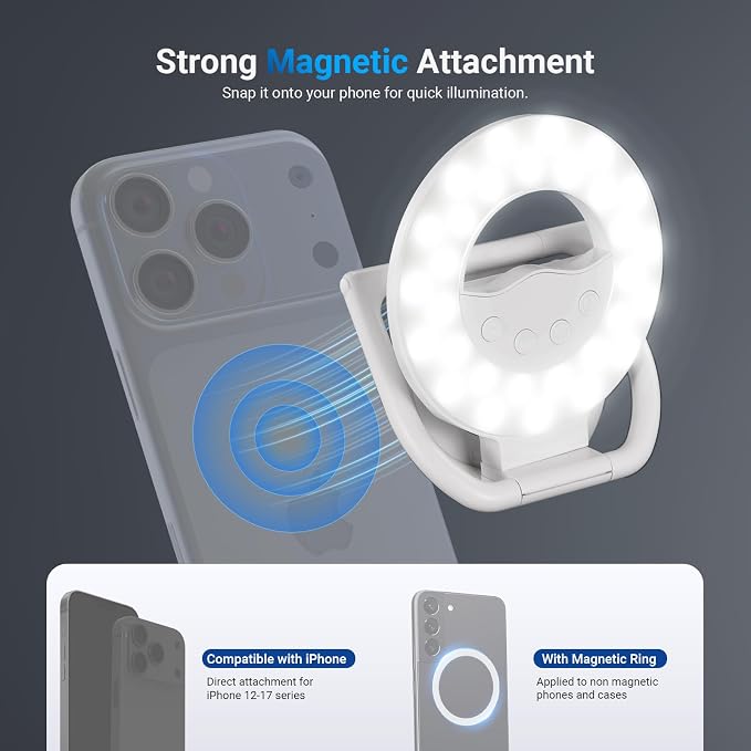 NEEWER ENTRY LEVEL VERSION N35 Magnetic Selfie Ring Light Compatible - Image 2