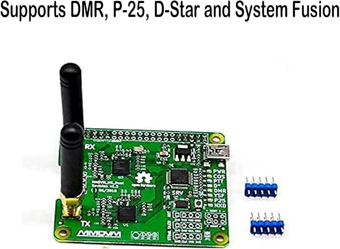 MMDVM Duplex Hotspot Module Dual Hat V1.5.2 Support P25 DMR YSF NXDN DMR Slot 1 - Image 2