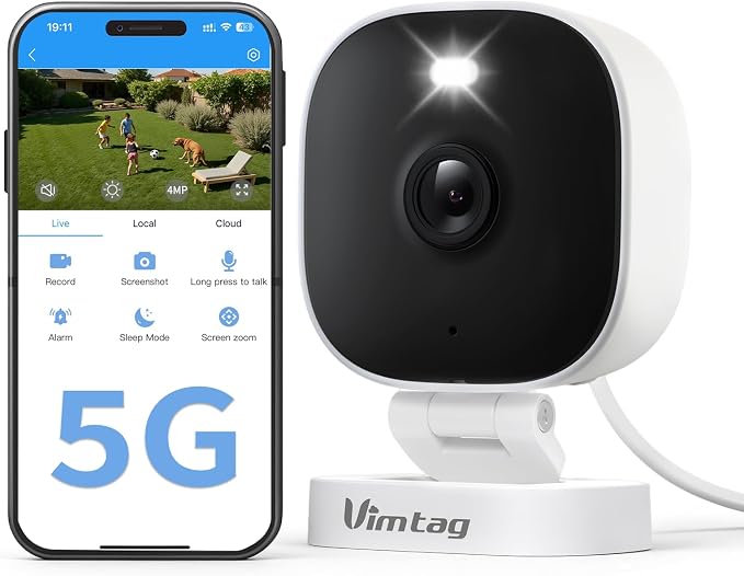 VIMTAG Security Camera Outdoor Indoor, 2.5K Cameras by Vimtag