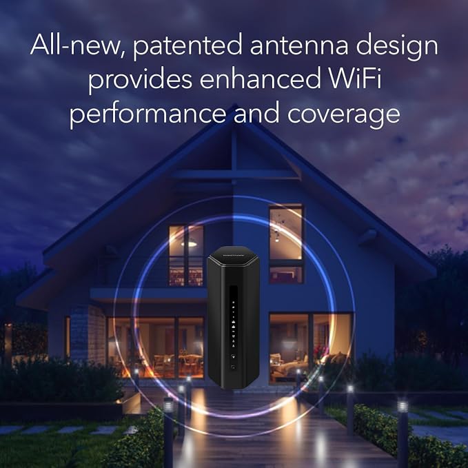 NETGEAR RS300-100NAR Nighthawk RS300 Tri-Band WiFi 7 Router, Wireless Speed Up - Image 6