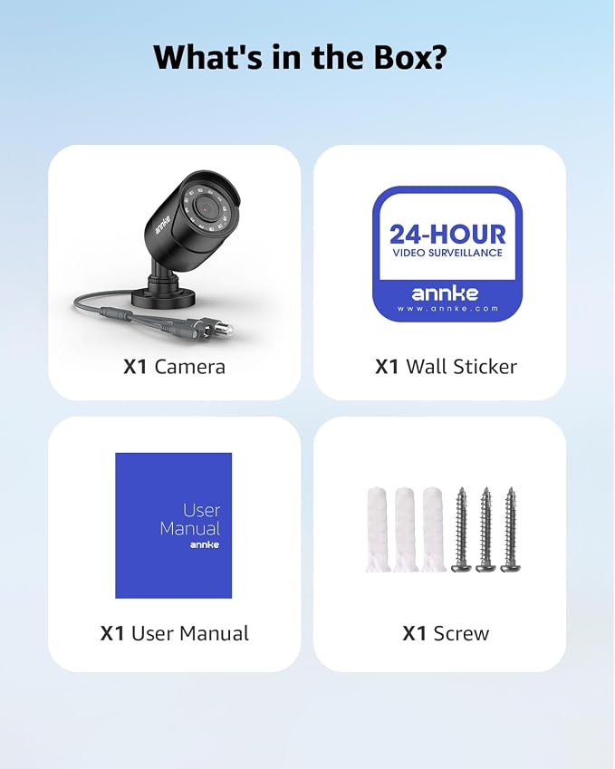 ANNKE 1080p Security Camera 4-in-1 CCTV Bullet Wired Cam, AHD/TVI/CVI/CVBS - Image 8