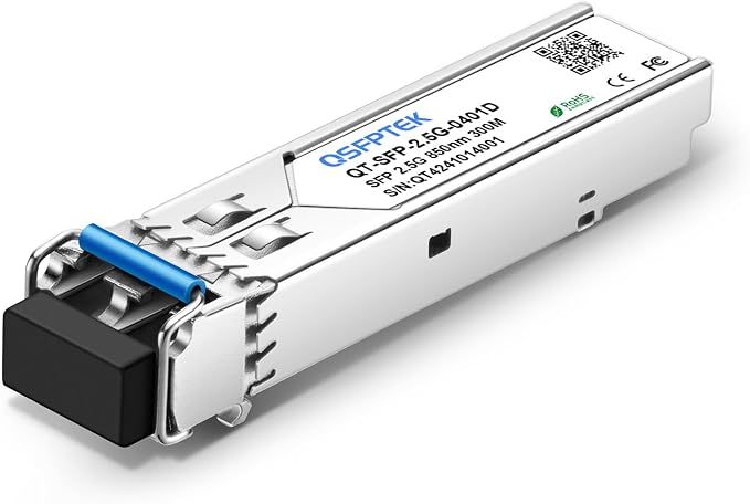 2.5Gbase-SX SFP Module, Gigabit Ethernet Transceiver, SFP 2.5G 850nm 300M by QSFPTEK