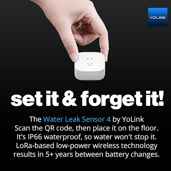 YoLink Smart Home Starter Kit: Hub & Water Leak Sensor 4 - Image 8