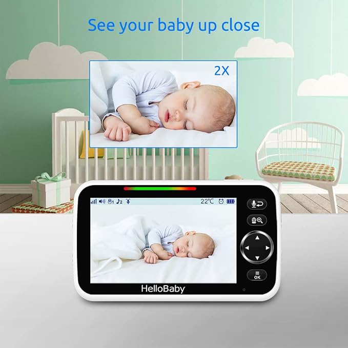 HelloBaby 5’’ Baby Monitor - Image 7