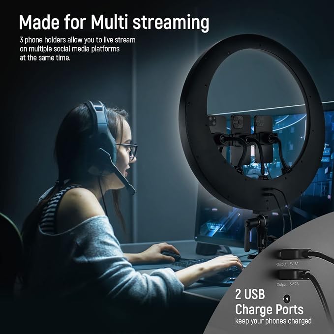 NEEWER Ring Light RP19H 19 Inch - Image 3