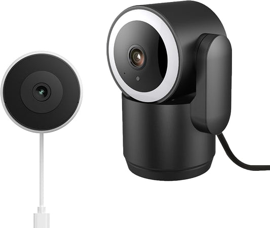 Luna 2K Indoor Cameras for Home Security and Window Camera, Smart AI by LUNAHOME