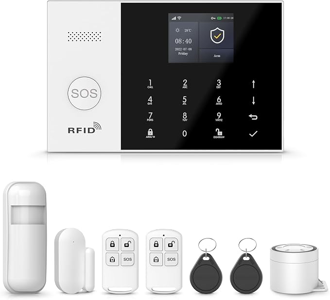 PGST Smart Home Security System, Wireless Home Alarm System by PGST
