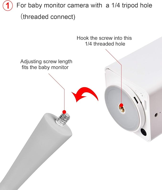 Baby Monitor Mount Camera Shelf Compatible - Image 7