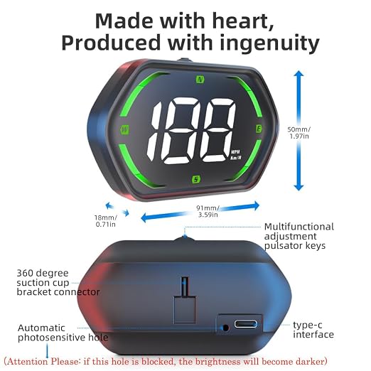 Universal GPS Speedometer HUD for Cars - Image 2