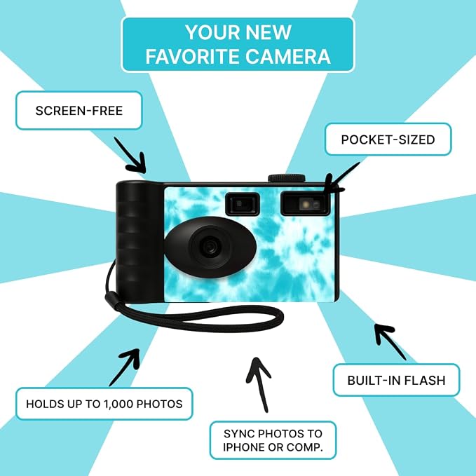 LENSY Screen Free Digital Camera | Four Built in Filters | Rechargeable - Image 3