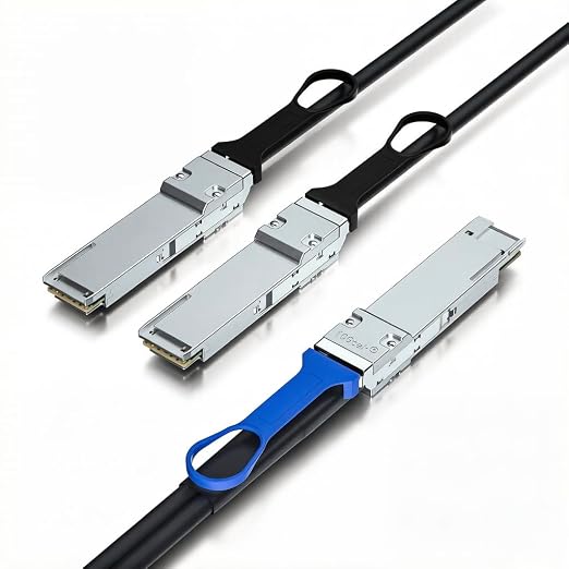 400G QSFP-DD to 2X 200G QSFP56 Twinax Breakout Copper Passive DAC Cable - Image 2