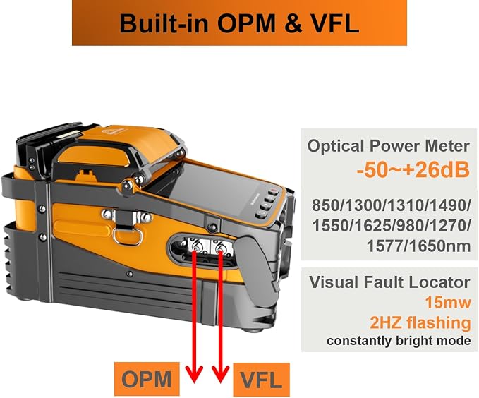 Fusion Splicer Fiber Optic AI-9 Optical Fiber Splicer Fiber Optic Splicing - Image 3