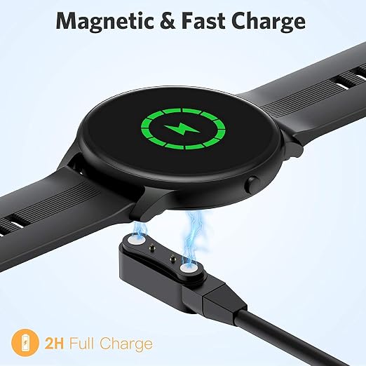 Smart Watch Universal Charger Magnetic, da fit Smartwatch Accessories 2 Pin 4mm - Image 4
