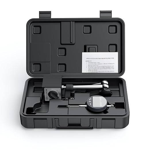 HDLNKAK Electronic Digital Dial Indicator Gauge and Magnetic Base, 0-1 - Image 8