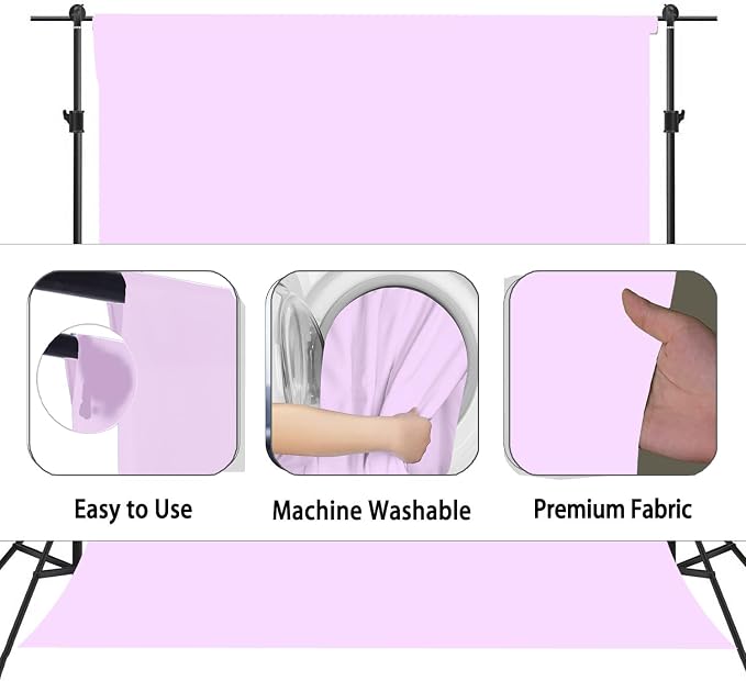 Light Purple Photography Backdrop - Image 6