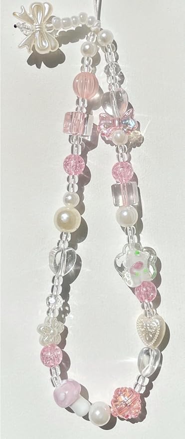 Beaded Camera Wrist Strap Cute Digital Camera Charm Lanyard, Phone Wristlet - Image 2