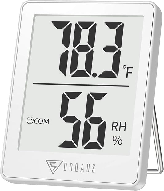 DOQAUS Digital Hygrometer Indoor Thermometer Humidity Gauge Room Thermometer by DOQAUS
