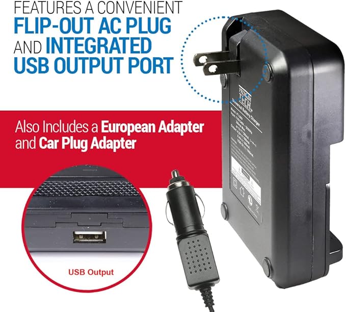 Vidpro PT-UNV Universal Li-Ion Battery Charger - Image 5