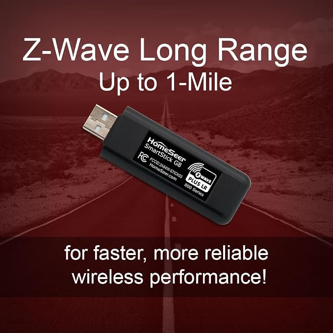 HomeSeer Z-Wave USB Interface/Radio/Dongle, 800 Series Mesh & Long Range Z-Wave - Image 6