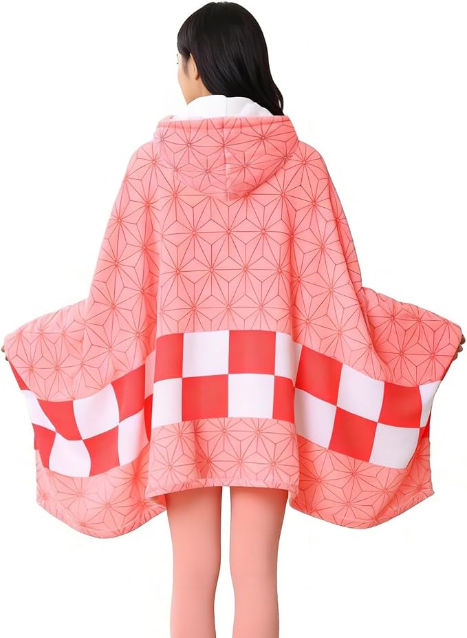 Juejuezi Hooded Wearable Blanket Hoodie Throw Blanket Cloak Cosplay Costume by Juejuezi