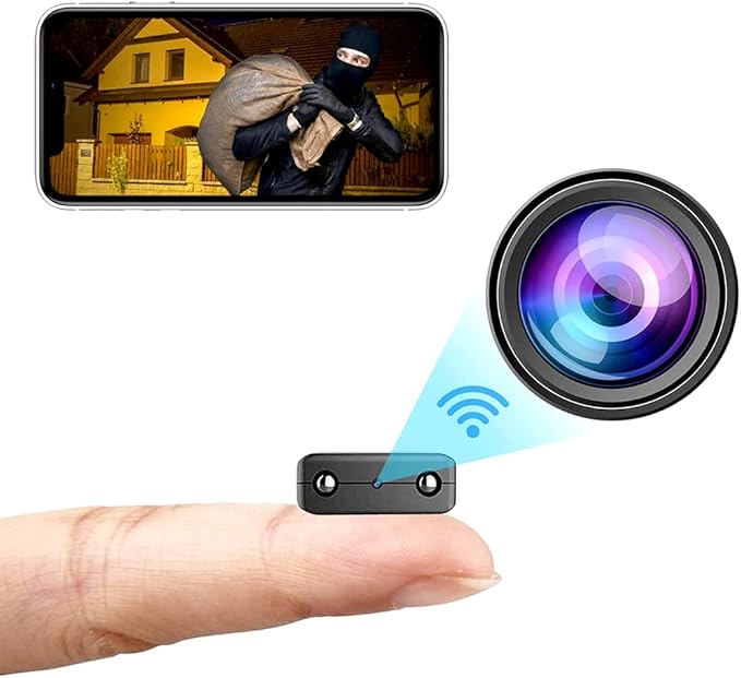 Wi-Fi Camera 1080P HD Smart Home Cameras Mini Cameras Cam by Pyzzia