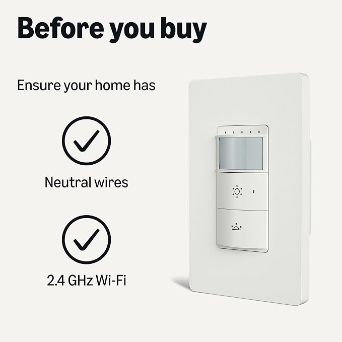Amazon Basics Smart Motion Sensor Dimmer Switch, Works - Image 6