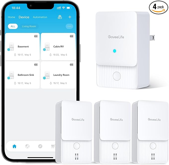 GoveeLife Premium Smart Water Leak Detector 2 by GoveeLife