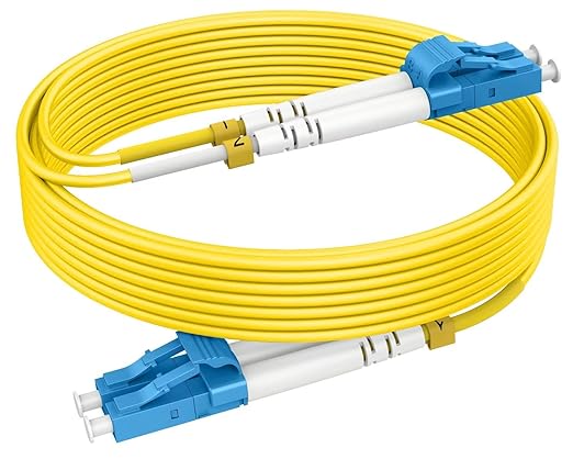 5m Single Mode Fiber Patch Cables OS2 LC to LC, Options 7inch~1000ft, SM by RamboCables