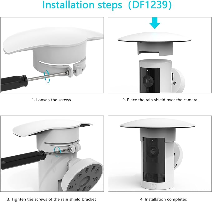 Outdoor Camera Sun Rain Shade Shield Cover Compatible - Image 4