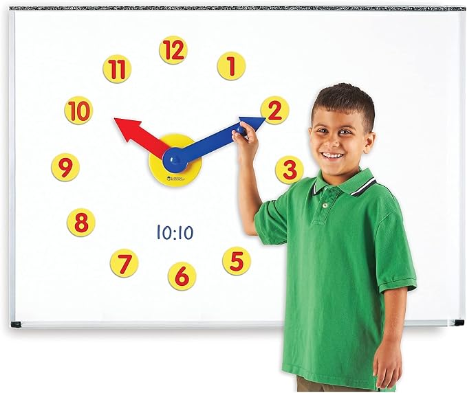 Learning Resources Magnetic Time Activity Set, Homeschool, Time Telling - Image 4