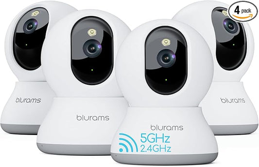 blurams Indoor Cameras for Home Security, 2K Pet Camera by Blurams