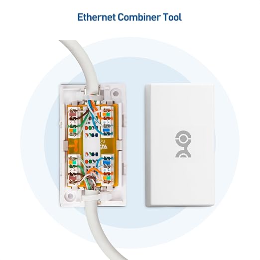 Cable Matters 5-Pack Cat 6 Splice, Cat 6 Ethernet Junction Box in White - Image 2