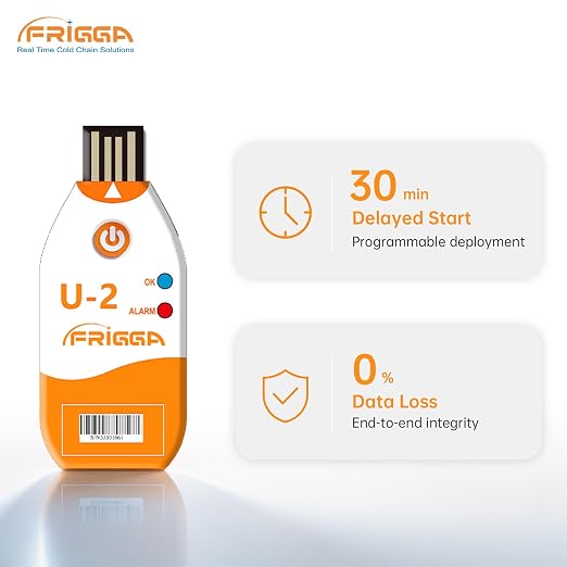 Frigga 50 Pack 100 Days USB Temperature Data Logger Single Use Temperature - Image 8