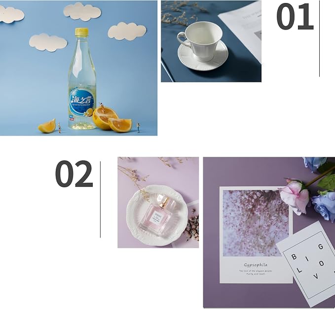 5pcs 34x22in Morandi Background Paper Photography Backdrops Solid Color Photo - Image 3