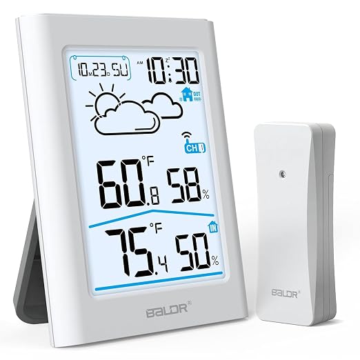 BALDR Indoor Outdoor Thermometer Wireless by BaldrInc