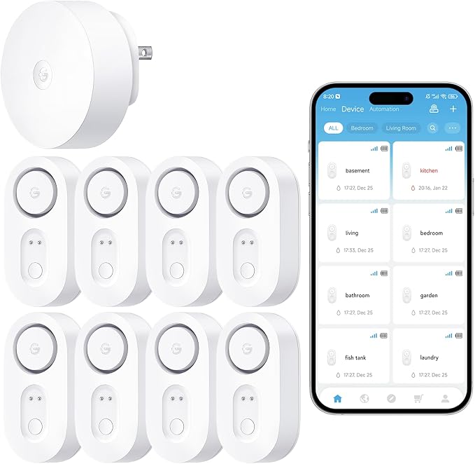 GoveeLife WiFi Water Leak Detector by GoveeLife