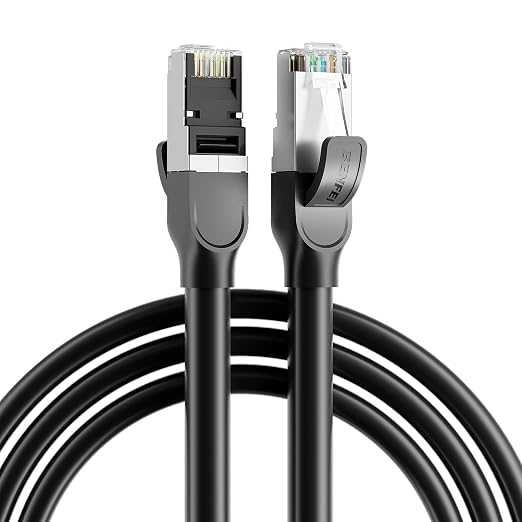 BENFEI Cat 8 Ethernet Cable 10FT, 40Gbps 2000MHz High Speed LAN Network Cord by BENFEI