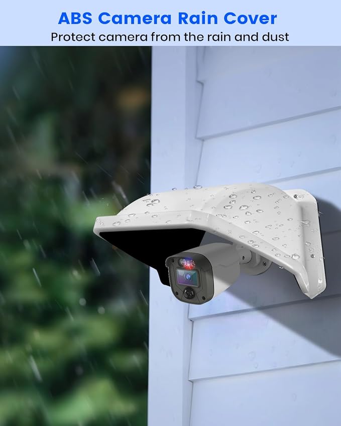 Universal Security Camera Sun Rain Cover Shield, ABS Plastic Protective Proof - Image 3