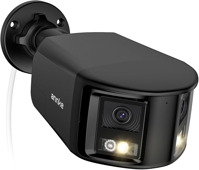ANNKE FCD800 4K 8MP Dual Lens PoE Security Camera, 2mm 180°Wide Angle, Smart by ANNKE