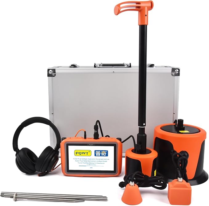 Professional Indoor/ Outdoor Underground Water Leak Detector, 5m Depth Wide by PQWT
